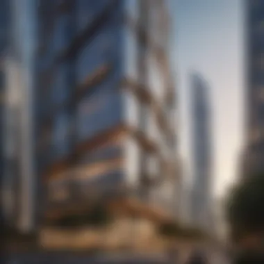 Architectural Elegance of Hive JLT Modern architectural design of Hive JLT buildings reflecting luxury living