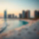 Stunning beachfront view of Jumeirah Beach Residence