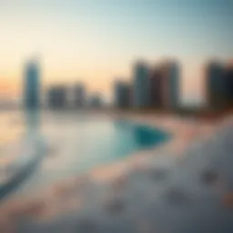 Stunning beachfront view of Jumeirah Beach Residence