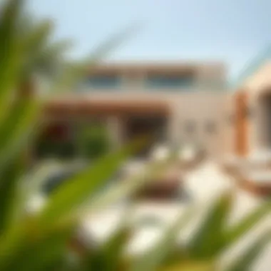 Harmonious Outdoor Living at Mr. C A serene outdoor space that reflects the harmony between modern living and nature.