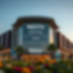 Exterior view of Nesto Circle Mall showcasing modern architecture