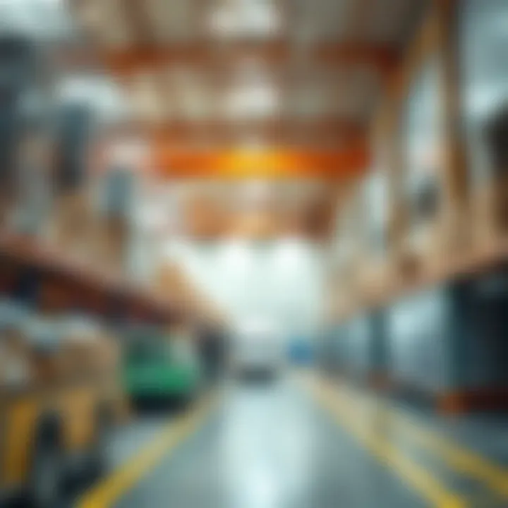 Logistics Hub in Dubai International City Logistical hub demonstrating the impact of postal codes on delivery services