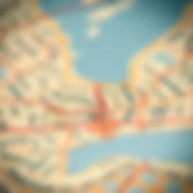 Postal Code Map of Dubai International City Detailed map highlighting postal code boundaries in Dubai International City