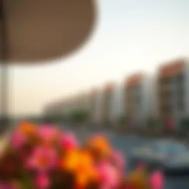 Modern Living in Al Qusais A scenic view of Al Qusais showcasing modern flats