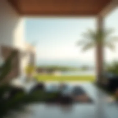 Scenic outdoor space in Al Bahya villa