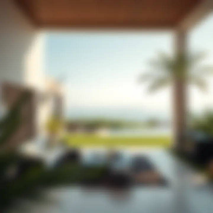 Scenic outdoor space in Al Bahya villa