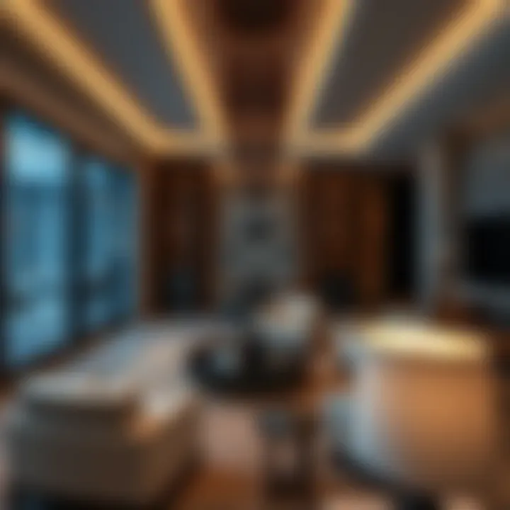 Luxurious interior design of Rixos Residence