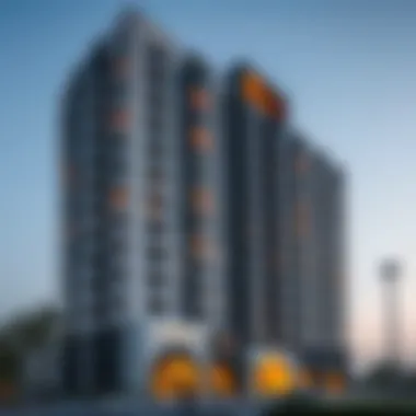 Stunning exterior view of Savoy Apartments showcasing modern architecture