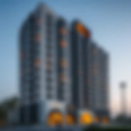 Stunning exterior view of Savoy Apartments showcasing modern architecture