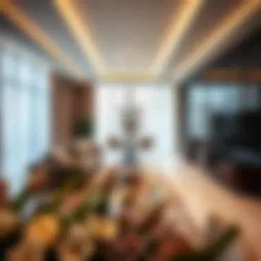 Luxurious living area within Savoy Apartments highlighting upscale interiors