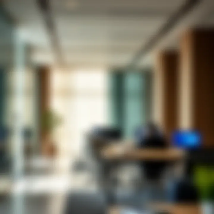 Inside Sobha Realty's Modern Workspace Modern office environment at Sobha Realty