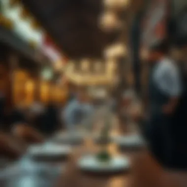 Culinary Delights at Souk Al Bahar A delightful dining experience at one of the restaurants in Souk Al Bahar.