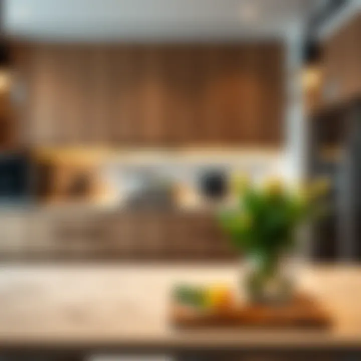 Gourmet Kitchen Gourmet kitchen in a modern serviced apartment