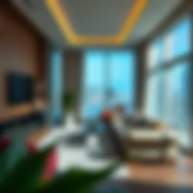 Relaxing Lounge Area Relaxing lounge area in a stylish serviced apartment