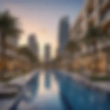 Luxurious amenities available in Mag City Dubai, highlighting recreational areas