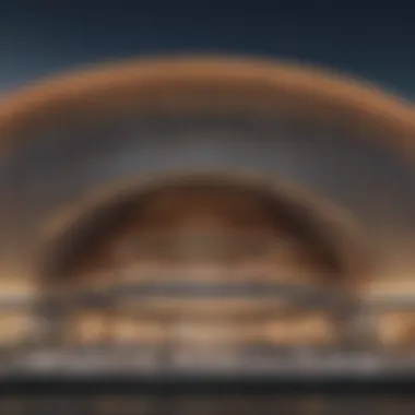 Architectural marvel of the Dubai Opera House