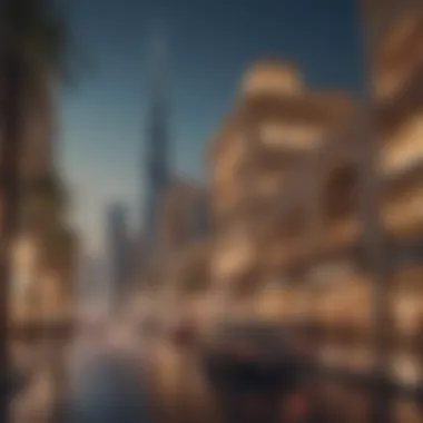 Cultural Heritage in Modern Dubai Cultural landmark within Dubai's downtown area, blending tradition and modernity