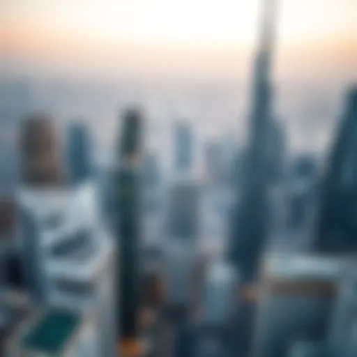 Aerial view of Dubai's skyline showcasing the vibrant real estate market