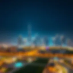 A panoramic view of Sharjah's skyline showcasing modern architecture.