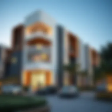 Modern Real Estate Development in Sharjah Real estate development project showcasing modern living spaces.