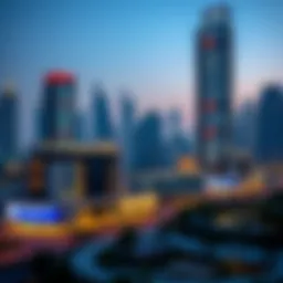Stunning skyline of Dubai showcasing contemporary architecture