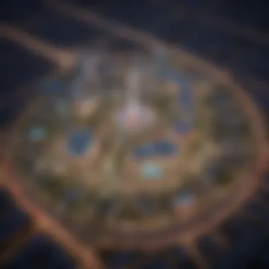 Strategic Map of Festival City Map highlighting Festival City's strategic position in Dubai