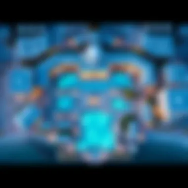 Aerial Perspective of Nikki Beach Aerial view of Nikki Beach Dubai showcasing its layout