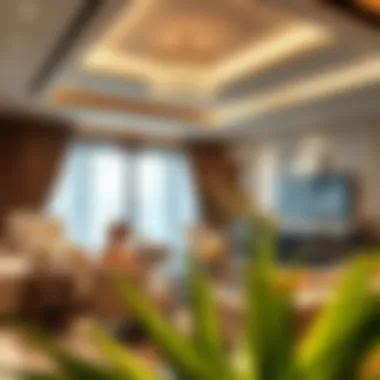 Luxurious interior design of a residence at Wyndham