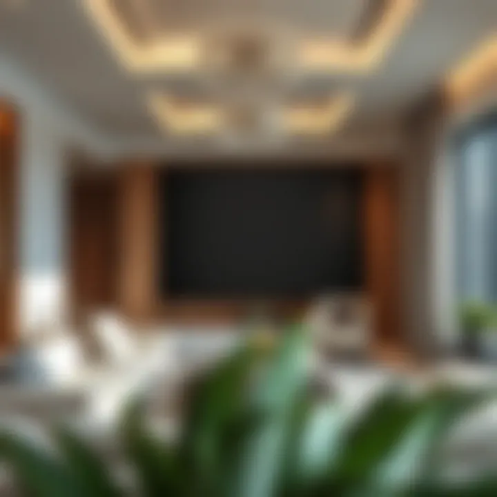 Luxurious interior design of a living space in Fahidi Heights