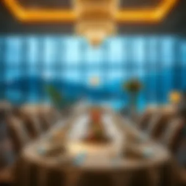 Fine dining experience in the restaurant at فندق مارينا