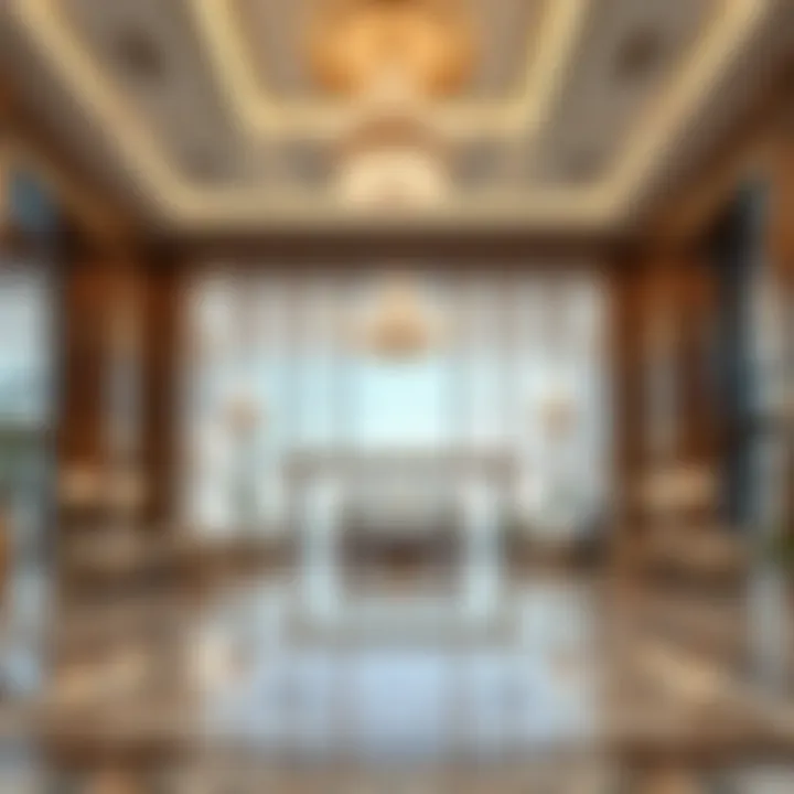 Luxurious lobby of فندق �مارينا showcasing elegance