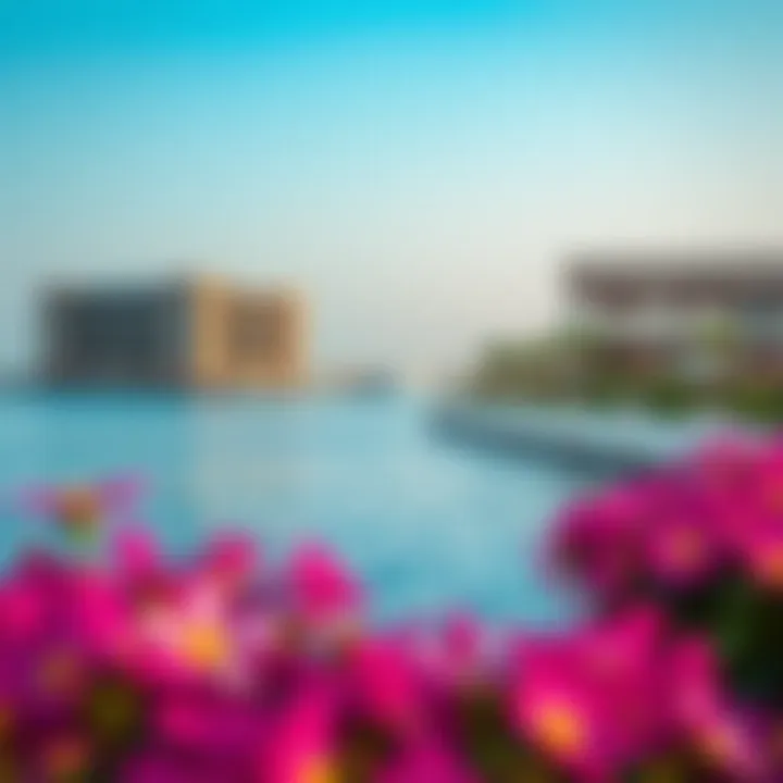 Waterfront Bliss at Hayat Island Tranquil waterfront scene at Hayat Island with modern amenities in view