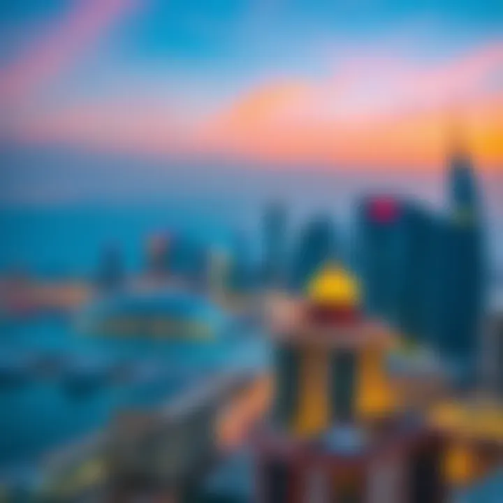 Stunning view of Jannah Place in Dubai Marina