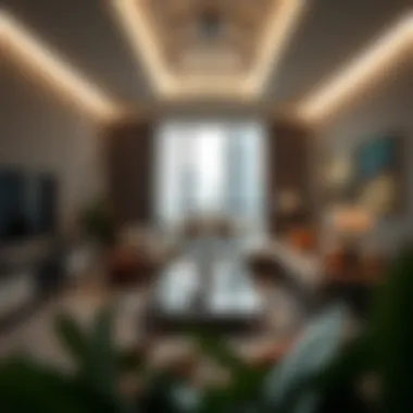 Luxury Apartment Interior in Khail Heights Stylish interior design of a luxury apartment in Khail Heights