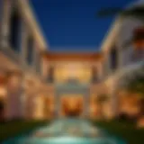 Architectural design of Laya Mansion showcasing modern features