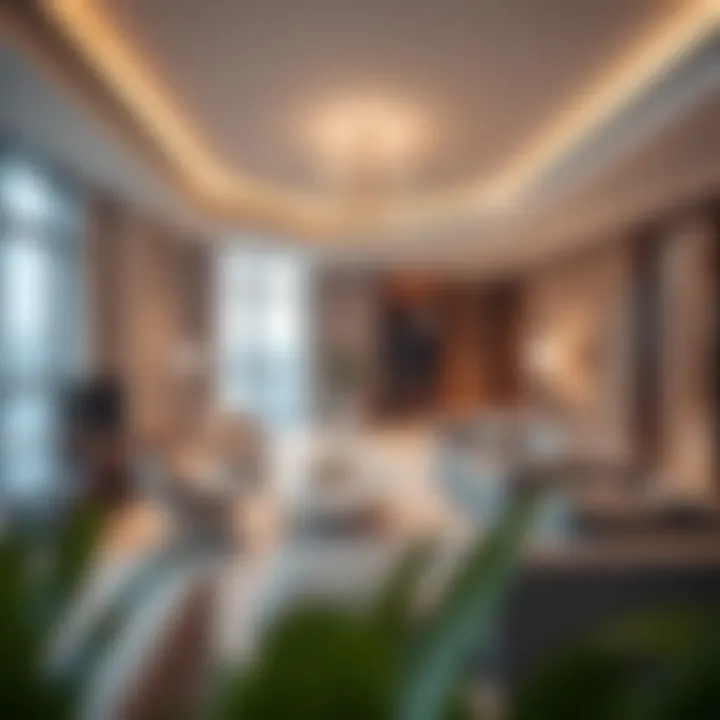 Interior of a Residential Unit in Marina Tower Luxurious interior of a residential unit in Marina Tower