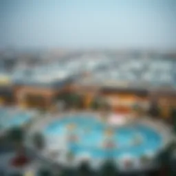 Aerial view of Meydan Properties showcasing luxurious developments