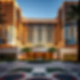 Exterior view of Movenpick JLT showcasing its architectural brilliance