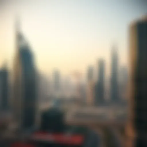 A panoramic view of Dubai's skyline showcasing modern architecture