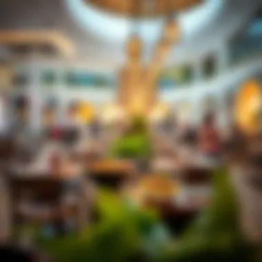 Culinary Delights at Oasis Mall Dining area with a variety of international cuisines