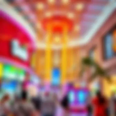 Vibrant Entertainment Scene at Oasis Mall Entertainment zone featuring recreational activities