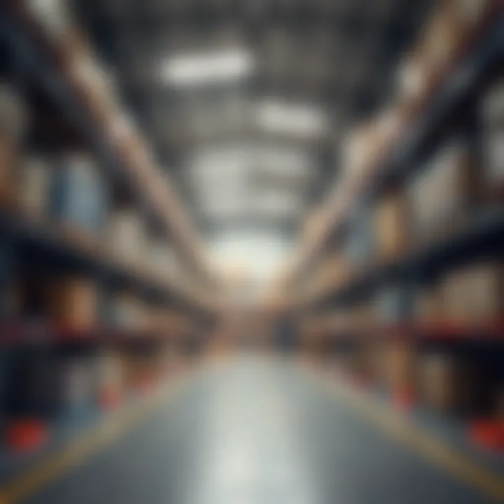 Overview of a modern warehouse facility used by movers