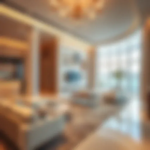 Modern Elegance in Reve Azizi Luxurious interior of Reve Azizi showcasing modern design elements