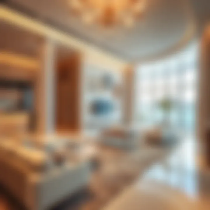 Modern Elegance in Reve Azizi Luxurious interior of Reve Azizi showcasing modern design elements