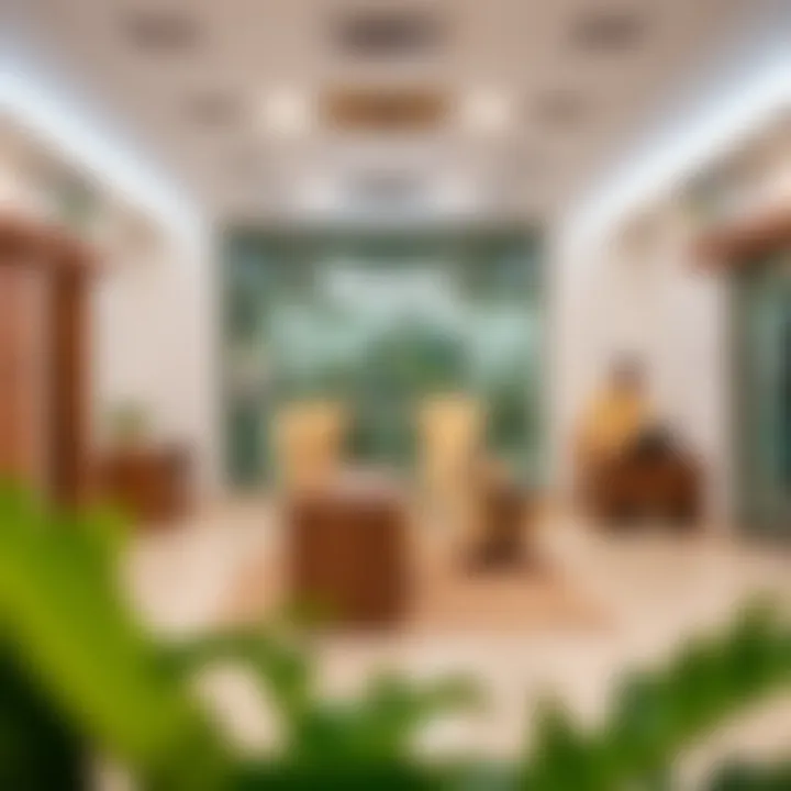 Interior service area of Sewa Office