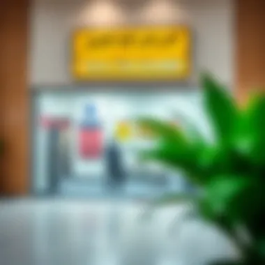 Signage of utility regulations at Sewa Office