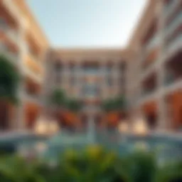 Overview of SLS Residence in Dubai showcasing its architectural design