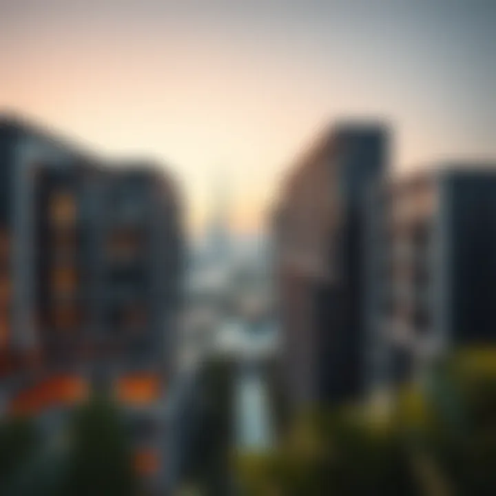 Breathtaking view of The Centre Residence showcasing its modern architectural design