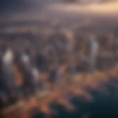 Dubai: A Hub for Business Opportunities Aerial view of Dubai's bustling cityscape with potential salon locations
