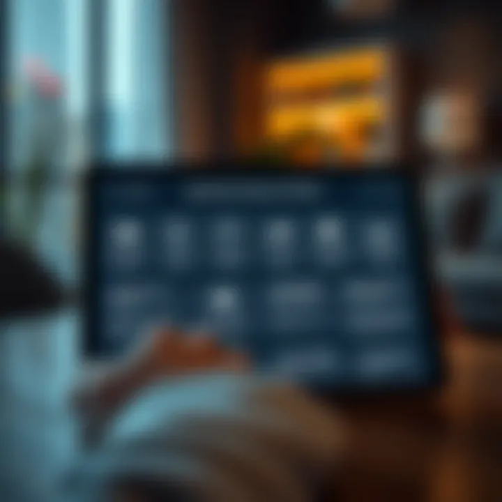 A detailed overview of different types of apartment insurance policies displayed on a digital device